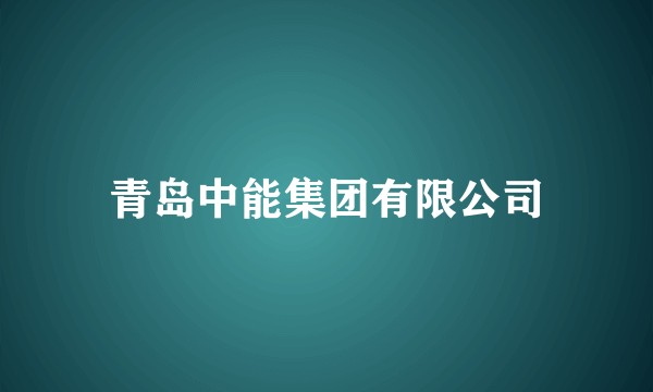 青岛中能集团有限公司