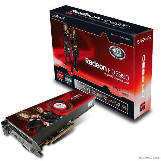 蓝宝HD6990 4GB GDDR5