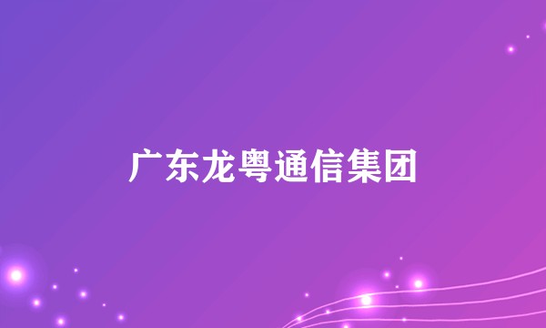 广东龙粤通信集团