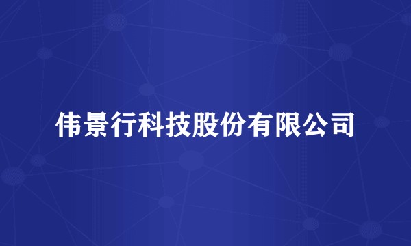 伟景行科技股份有限公司