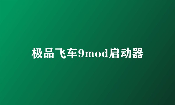 极品飞车9mod启动器
