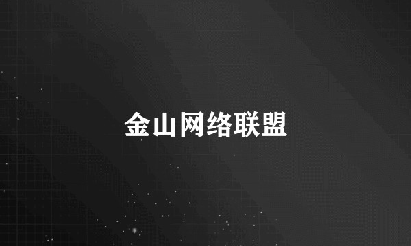 金山网络联盟