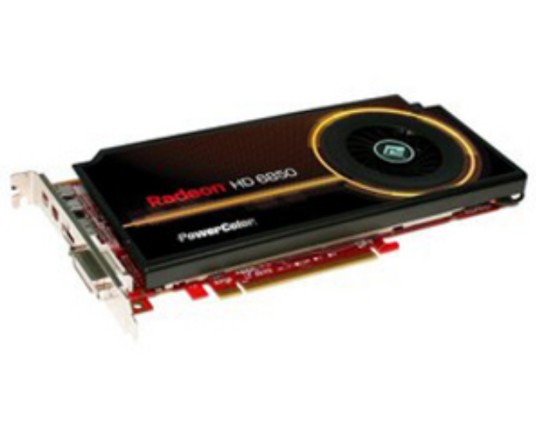 迪兰HD6850 单槽版