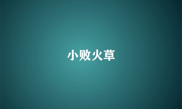 小败火草