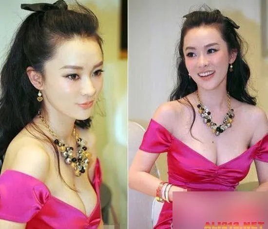 深V装八字奶酥胸隐现!女星真空上阵斗胸出位