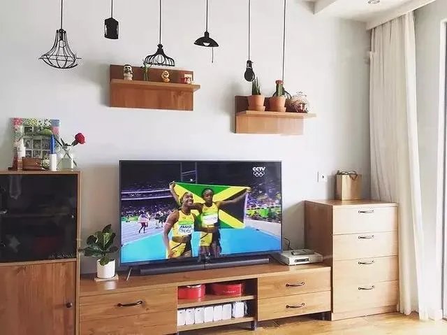 现代简约风格的电视背景墙!