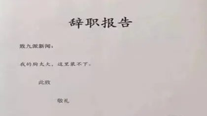 辞职书怎么写