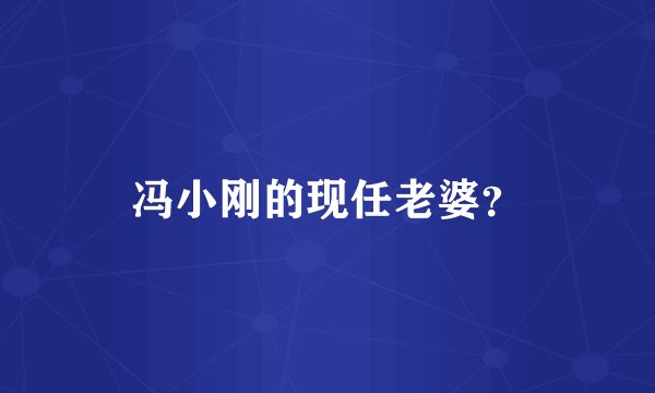 冯小刚的现任老婆？