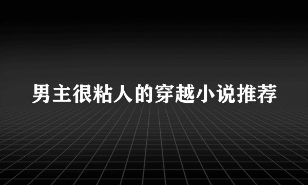 男主很粘人的穿越小说推荐