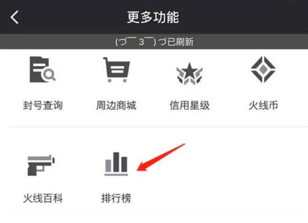 cf掌火排行榜怎么查看?
