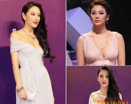 深V装八字奶酥胸隐现!女星真空上阵斗胸出位