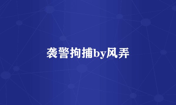 袭警拘捕by风弄