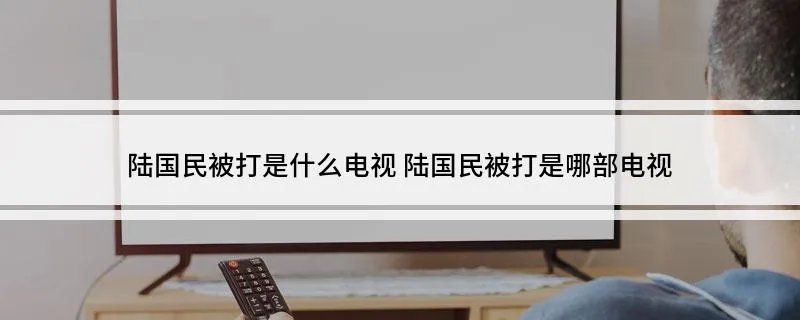 陆国民被打是什么电视 陆国民被打是哪部电视