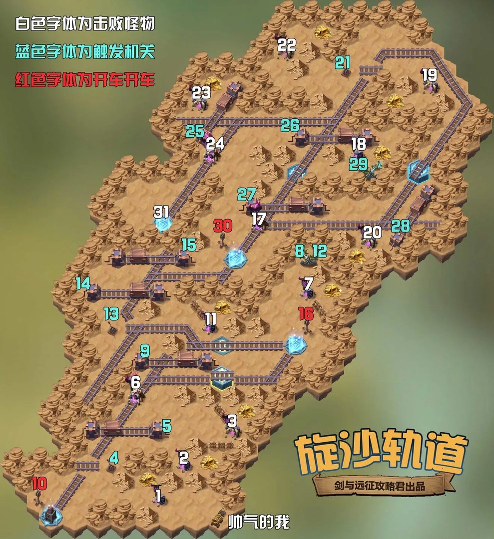 剑与远征旋沙轨道攻略 通关路线及顺序一览