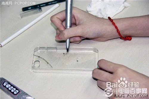 DIY手机壳贴钻教程