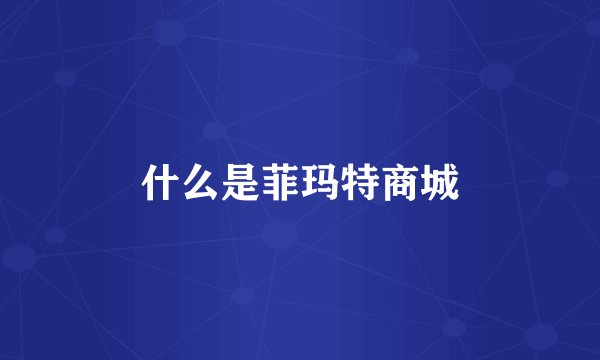 什么是菲玛特商城