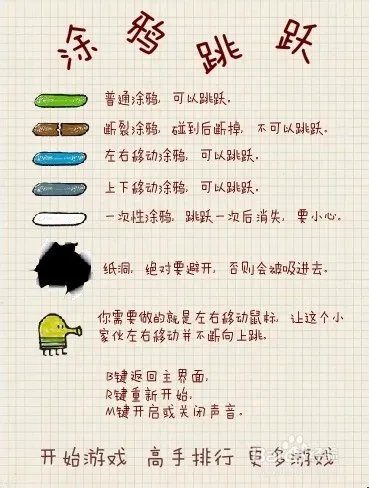 涂鸦跳跃攻略