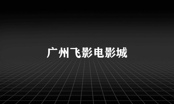 广州飞影电影城