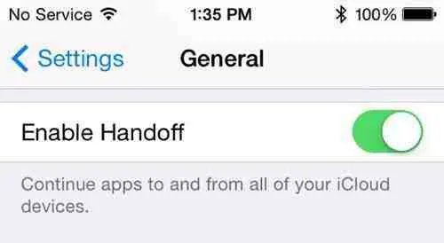 hand off在哪里设置