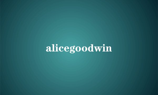 alicegoodwin