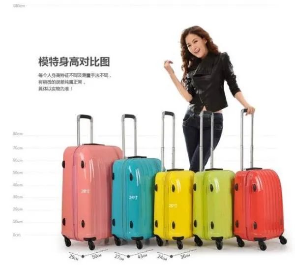 行李箱尺寸对照表