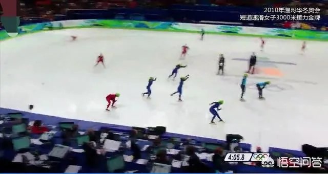 2010冬奥会短道速滑领奖台上张会怎么脸上有纱布?