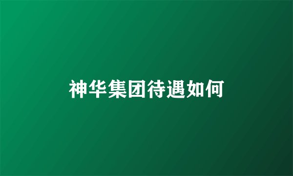 神华集团待遇如何