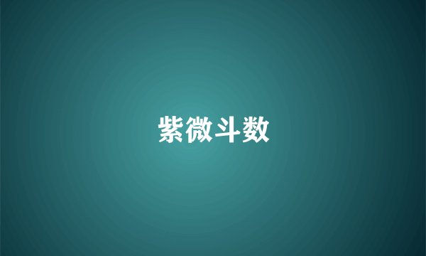 紫微斗数