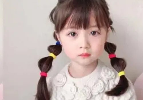 小女孩发型图片