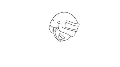 吃鸡简笔画怎么画