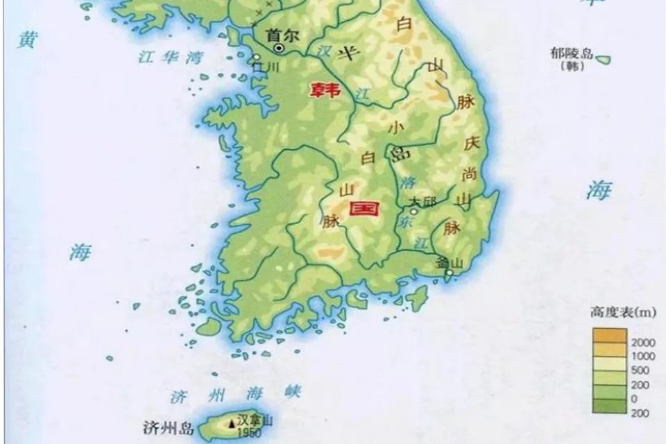 韩国面积多少平方公里 韩国面积相当于中国哪个城市