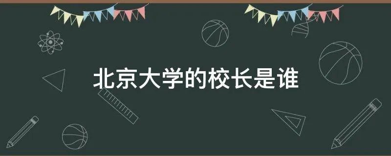 北京大学的校长是谁