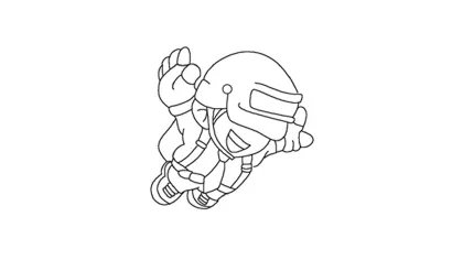 吃鸡简笔画怎么画
