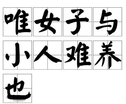 唯女子与小人难养也什么意思?