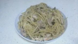 土豆丝炒肉