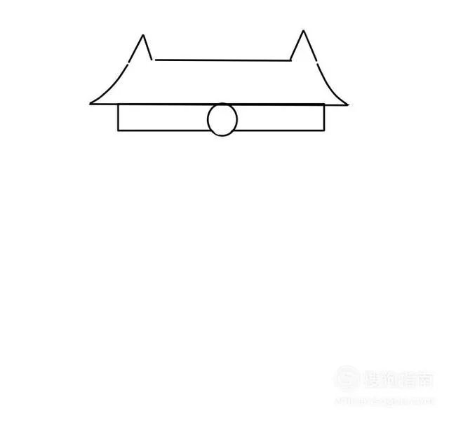 画天安门的简笔画?