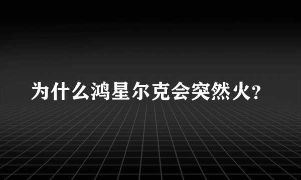 为什么鸿星尔克会突然火？