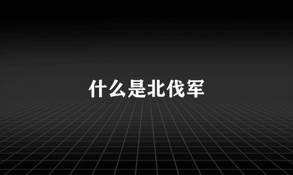 什么是北伐军