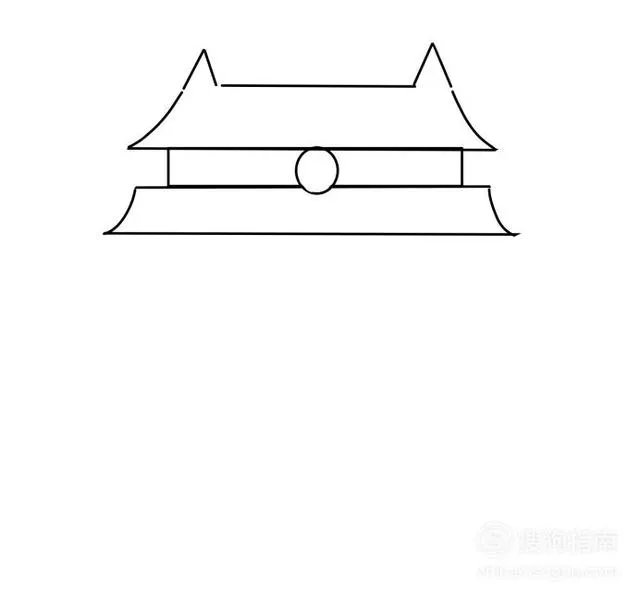 画天安门的简笔画?