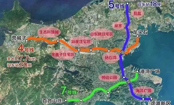 大连地铁5号线全长多少公里?什么时候可以开通?