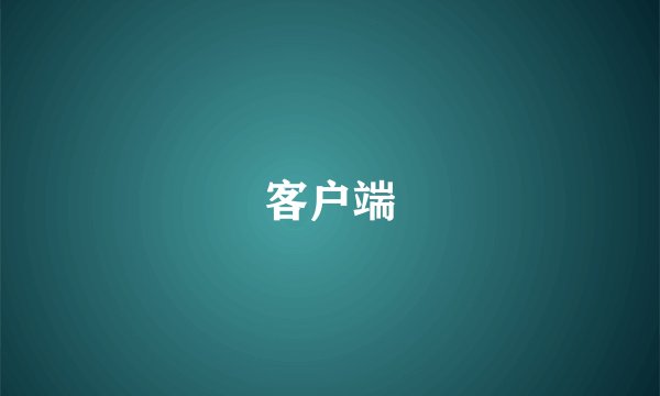 客户端