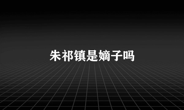 朱祁镇是嫡子吗