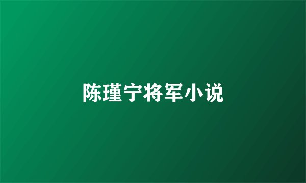 陈瑾宁将军小说