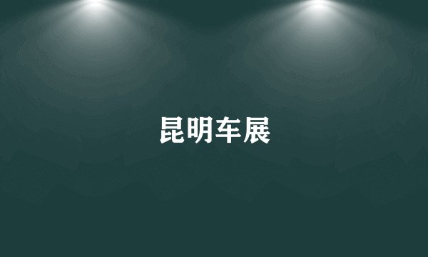 昆明车展
