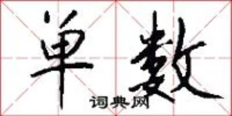 单数
