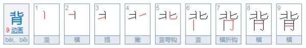背的两个读音怎么组词 - 百度