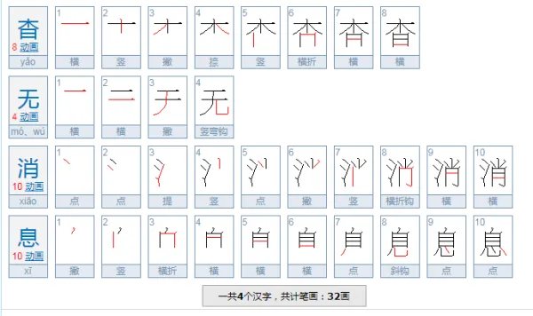 杳无消息是什么意思啊？