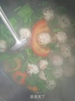 蔬菜肉丸汤