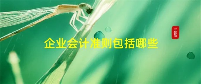 企业会计准则包括哪些