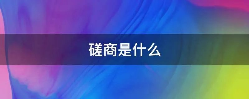 磋商是什么